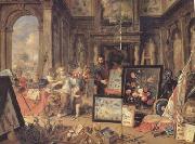 Jan Van Kessel Europe (centre panel) (mk14) Germany oil painting artist
